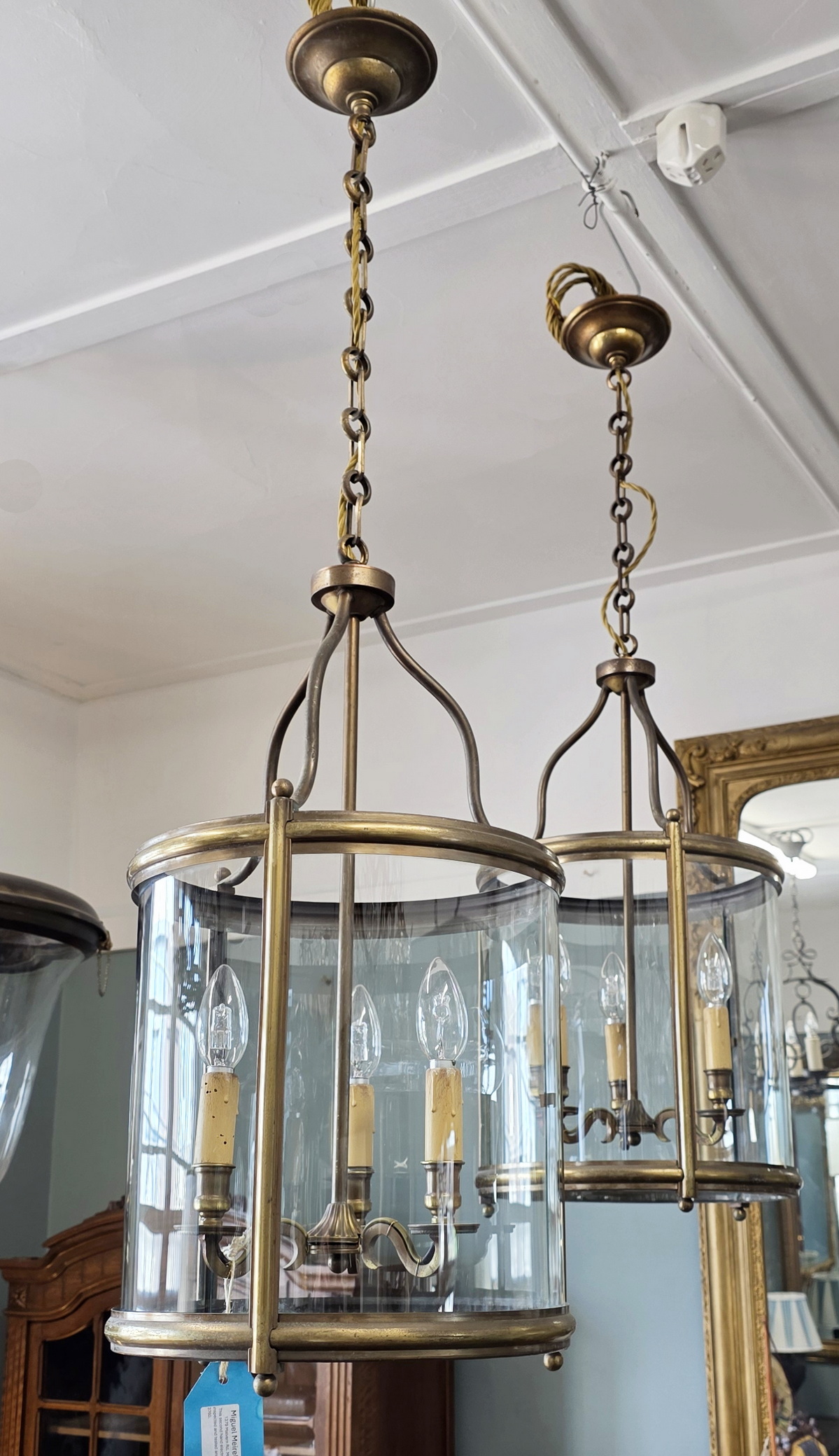 A pair of French Regence Lanterns
